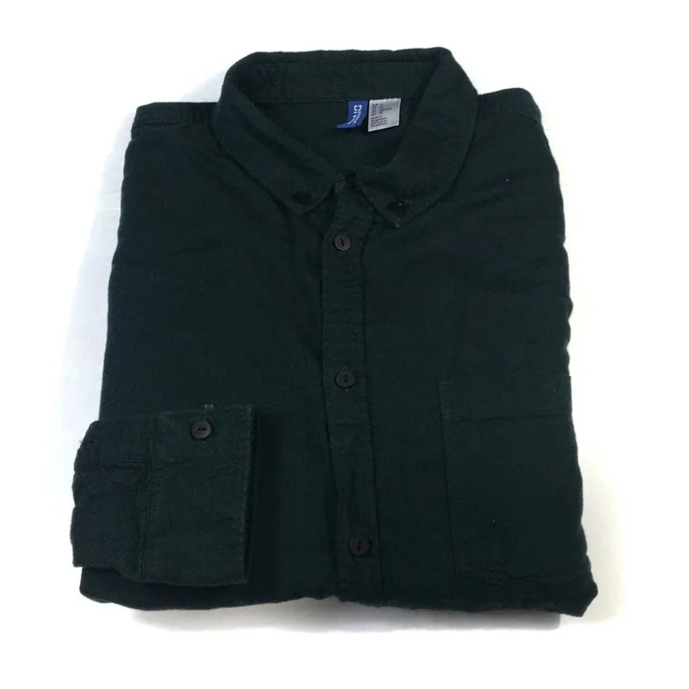 BF223 H&M Divided Button front Shirt XL